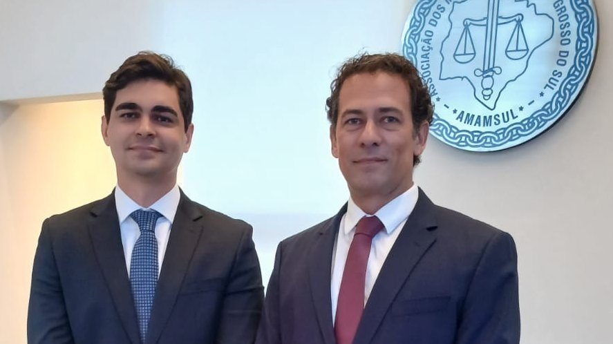 Amamsul recebe juiz Maurício Pinto Filho após primeira permuta de magistrados em Mato Grosso do Sul